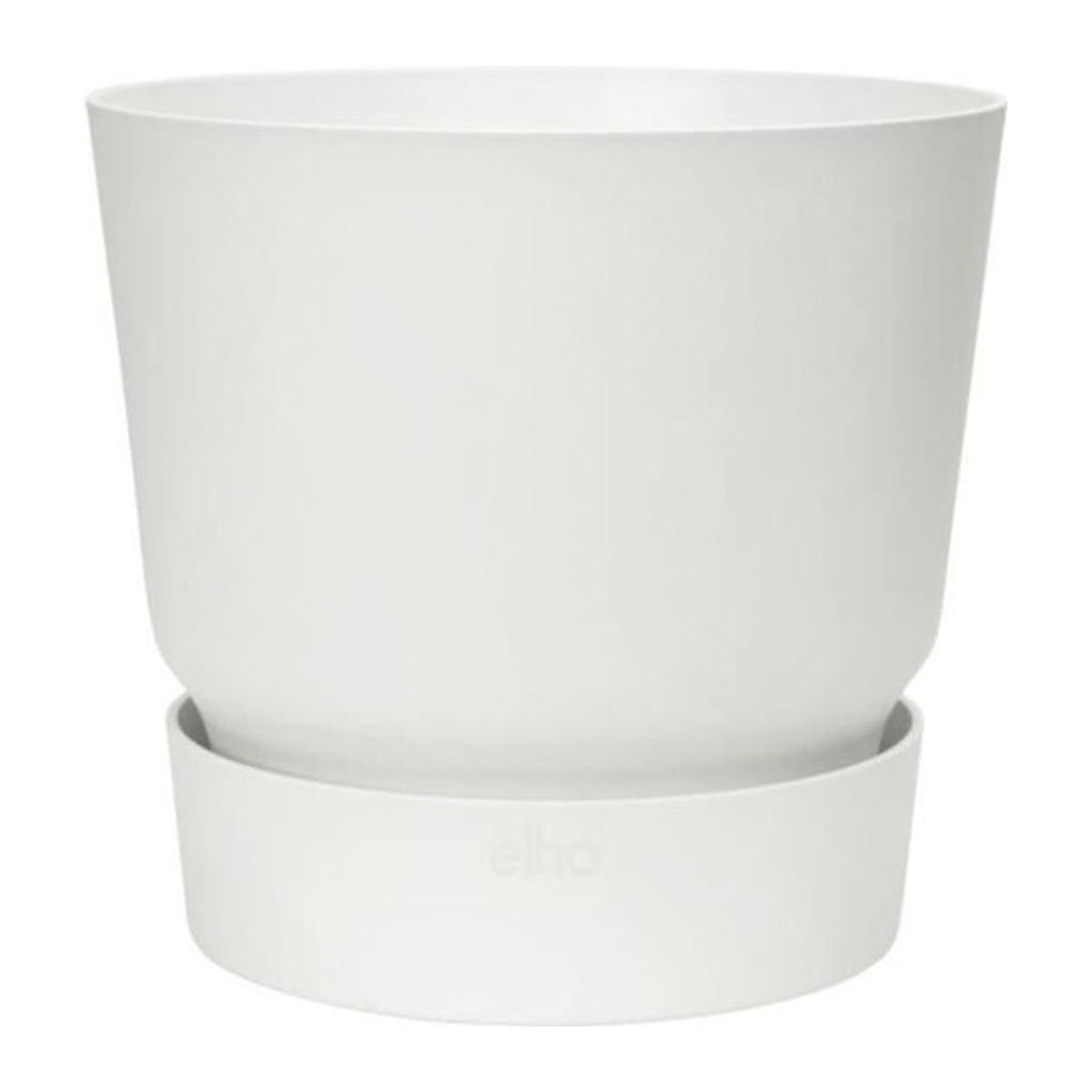Elho Greenville Pflanztopf aus Kunststoff in Weiß, Durchmesser: 25 cm - Bild 1