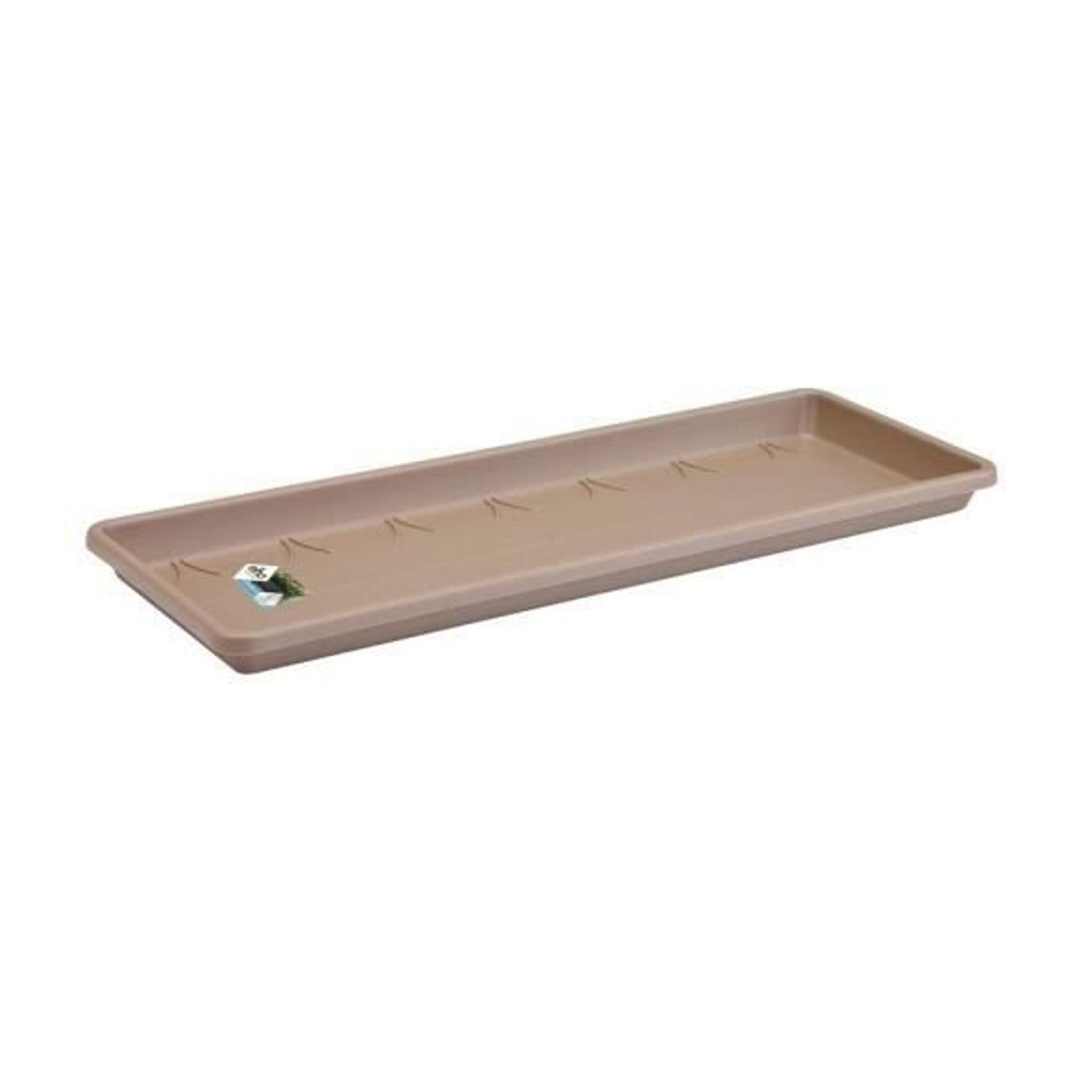 ELHO Untersetzer Barcelona Balkonkasten 50 aus Kunststoff in Taupe, L16,7 x B45,5 x H3 cm - Bild 1