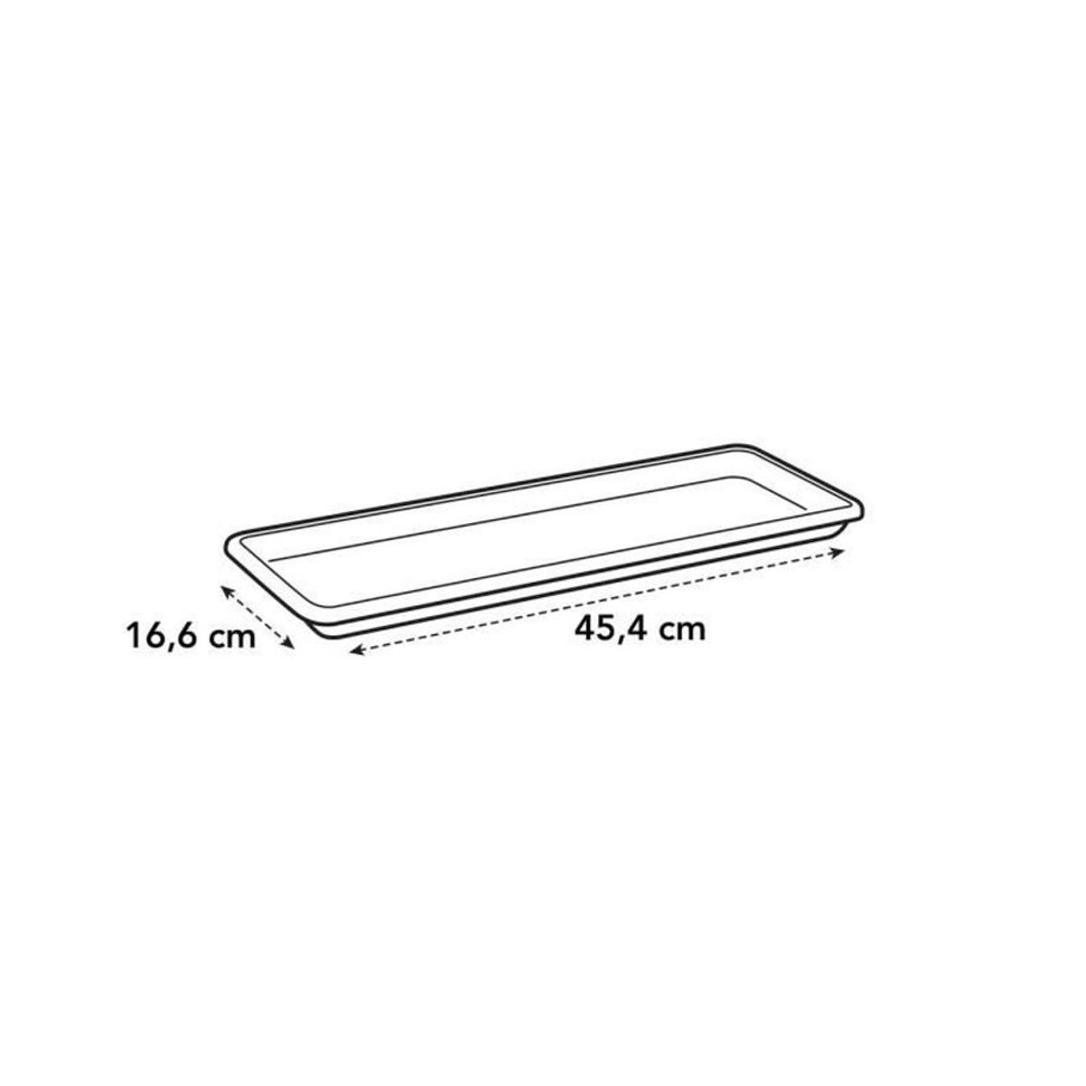 ELHO Untersetzer Barcelona Balkonkasten 50 aus Kunststoff in Taupe, L16,7 x B45,5 x H3 cm - Bild 3