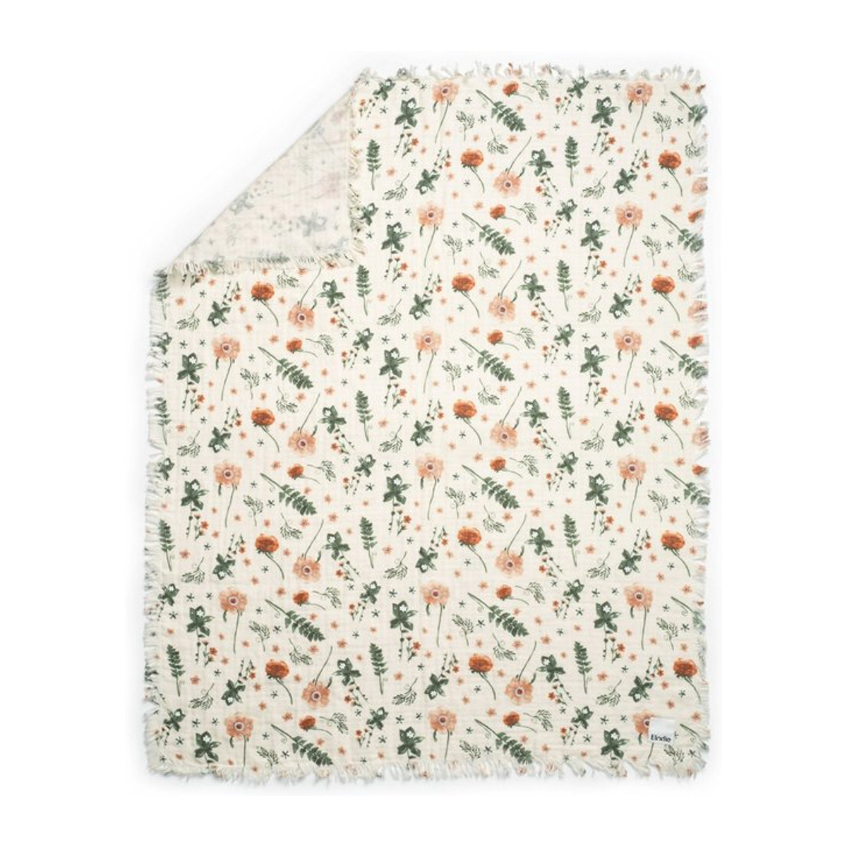 Elodie Soft Cotton Decke Meadow Blossom in Weiß - Bild 1