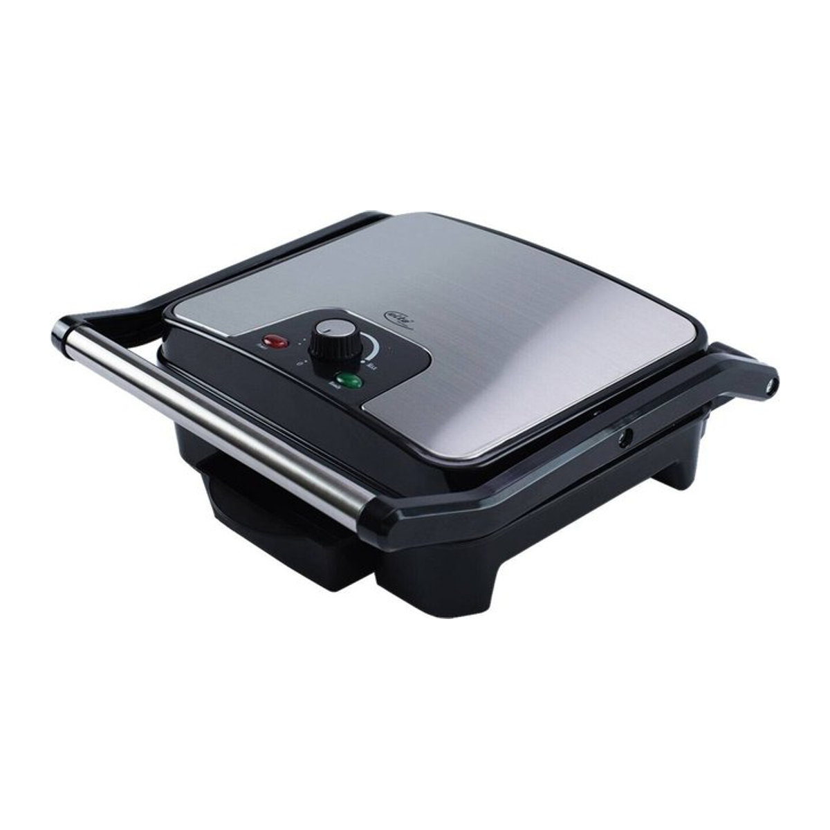 Elta Kontaktgrill KG-201 aus Edelstahl und Kunststoff, B/H/T: 33 x 11 x 36 cm - Bild 1