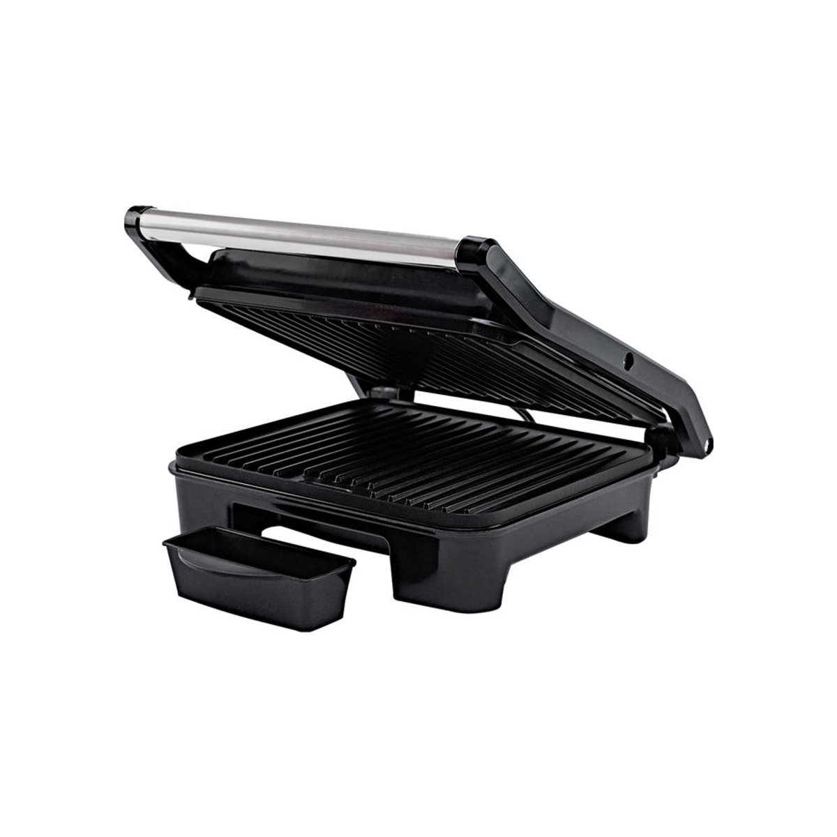 Elta Kontaktgrill KG-201 aus Edelstahl und Kunststoff, B/H/T: 33 x 11 x 36 cm - Bild 3