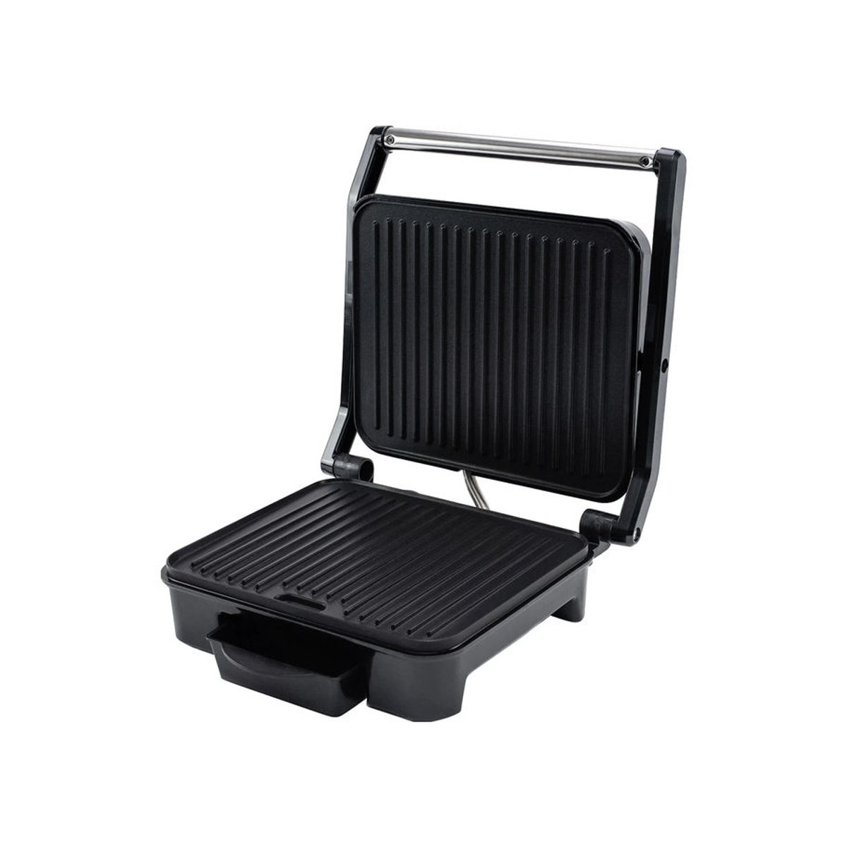 Elta Kontaktgrill KG-201 aus Edelstahl und Kunststoff, B/H/T: 33 x 11 x 36 cm - Bild 4