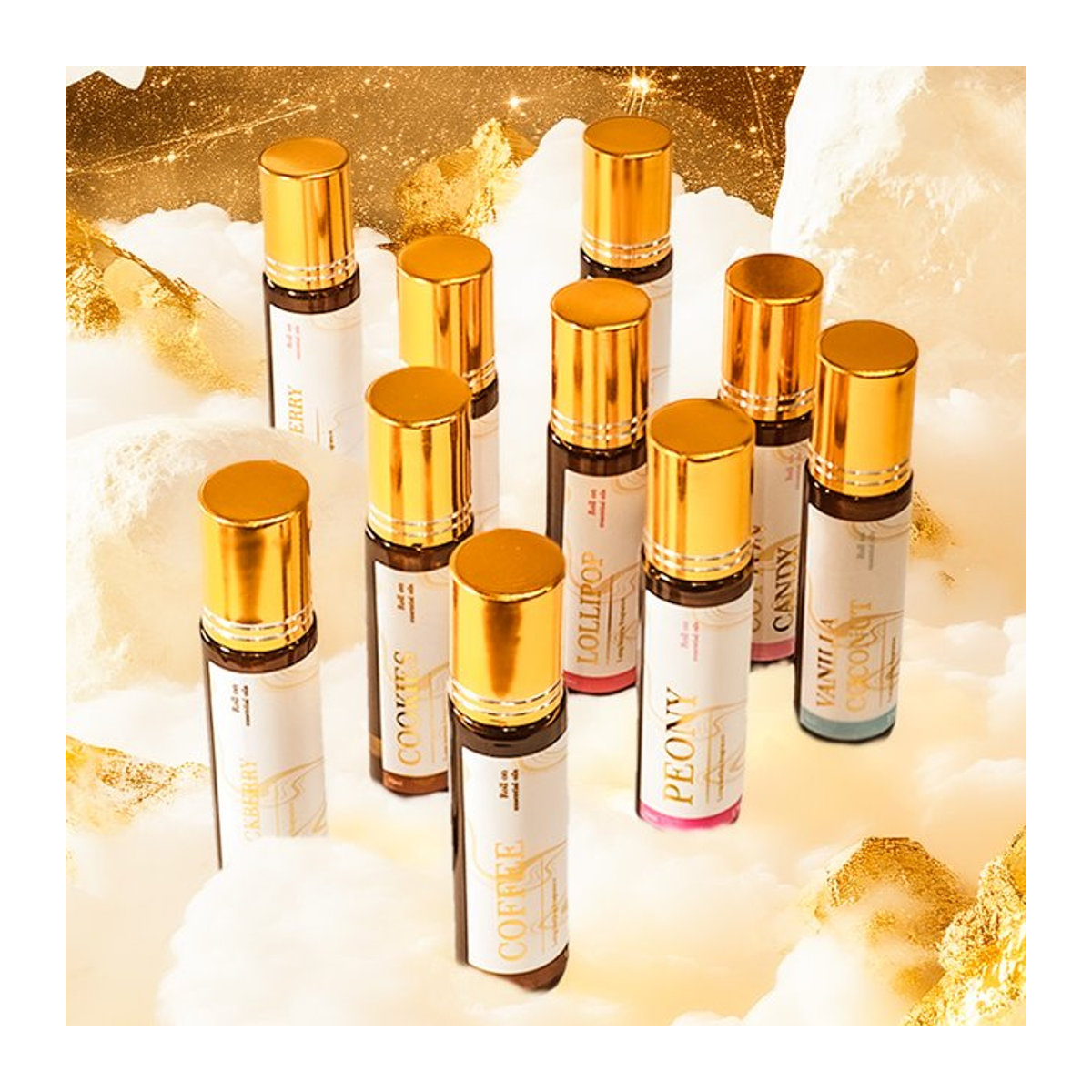 EMBRACEX Ätherische Öle Roll-On mit Vanille und Kokosnuss, 10 ml, mehrfarbig - Bild 1