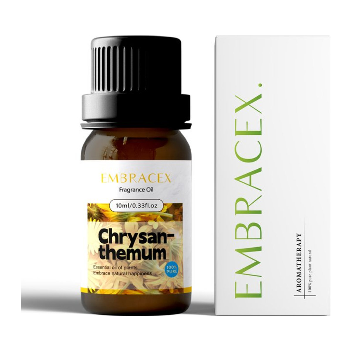 EMBRACEX Ätherisches Chrysanthemenöl in brauner Glasflasche, 10 ml für DIY-Kerzen, Seifen, Massage- und Hautpflegeöle - Bild 1
