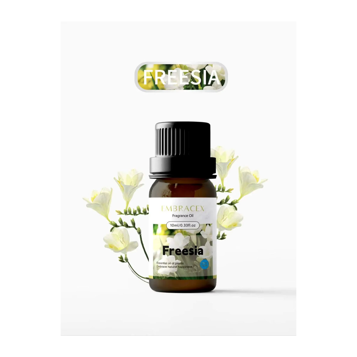 EMBRACEX Ätherisches Freesienöl mit floralem Duft für die Hautpflege und Körpermassage, 10 ml - Bild 4