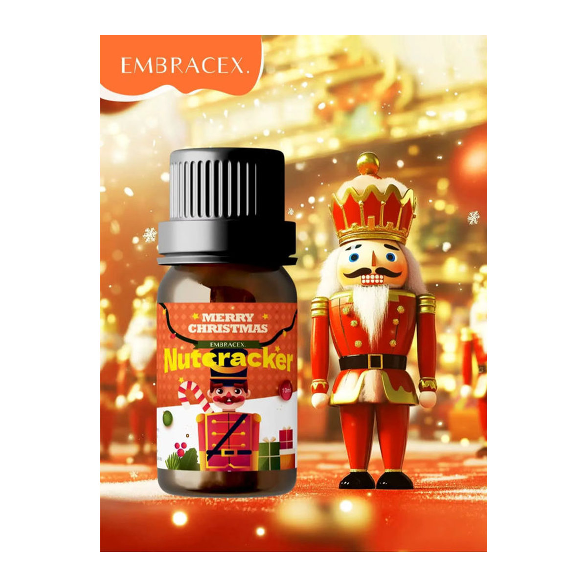 EMBRACEX Ätherisches Nussknackeröl 10 ml für Badeöl und Hautpflege in transparenter Glasflasche - Bild 3
