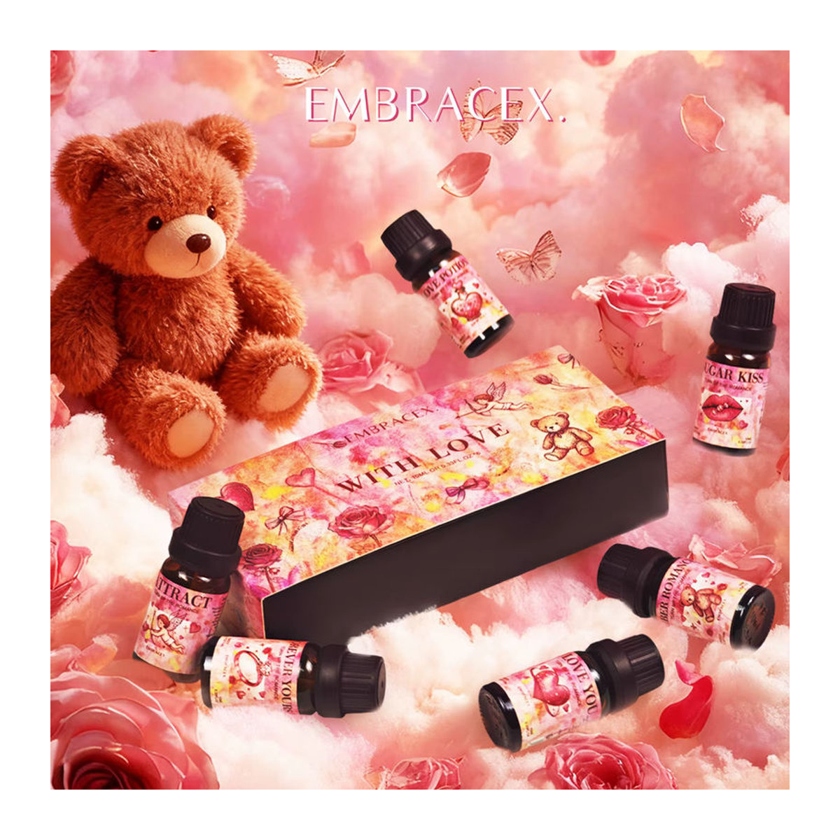 EMBRACEX Attract Ätherisches Öl mit floralem Duft, 10 ml in brauner Glasflasche - Bild 5