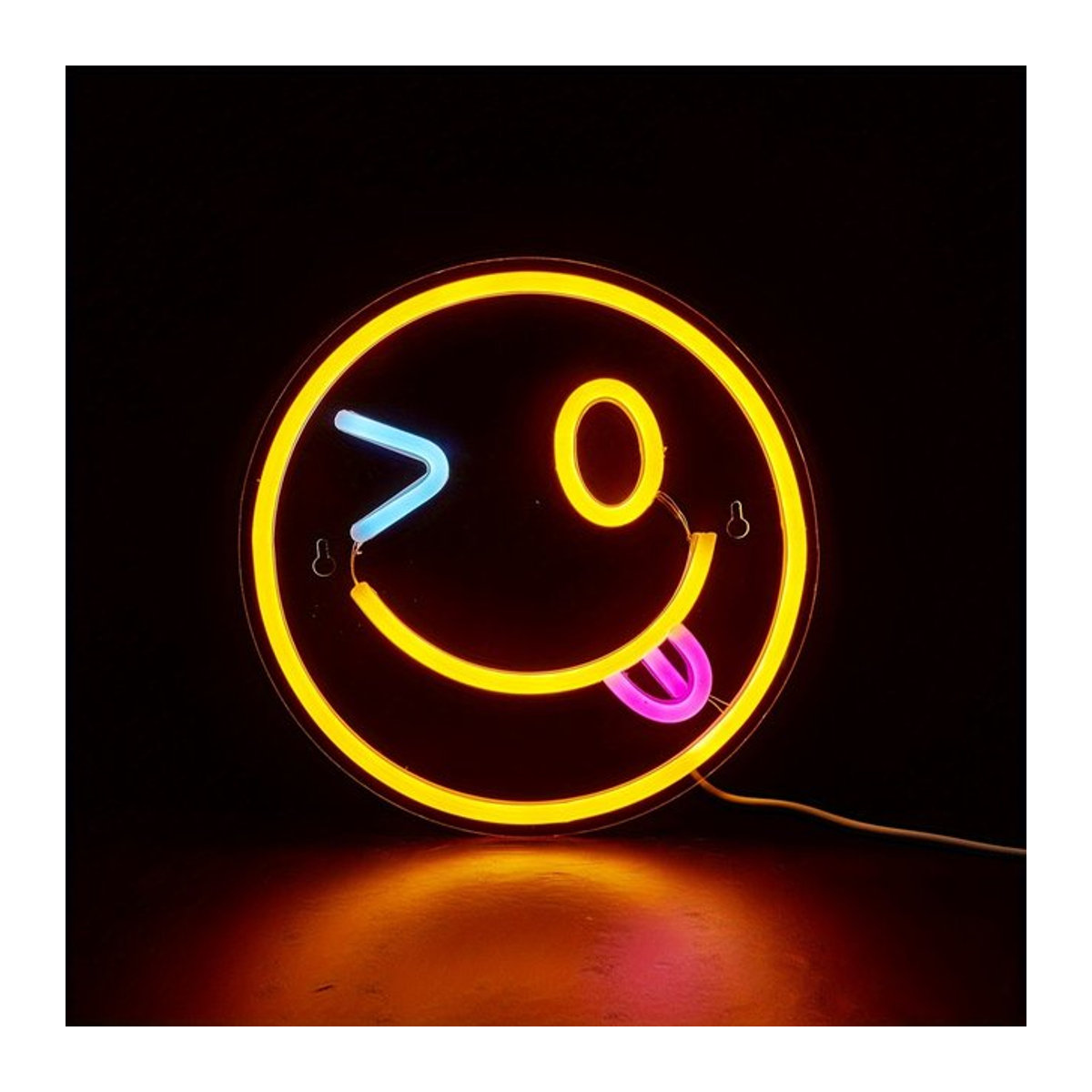 Emjoy LED-Leuchtzeichen in Bunt für Wand- und Tischdekoration in Schlafzimmer, Hochzeit oder Feier - Bild 1