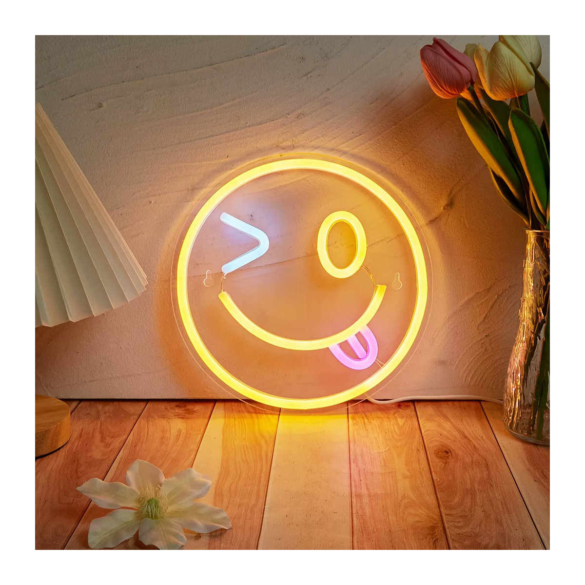Emjoy LED-Leuchtzeichen in Bunt für Wand- und Tischdekoration in Schlafzimmer, Hochzeit oder Feier - Bild 2