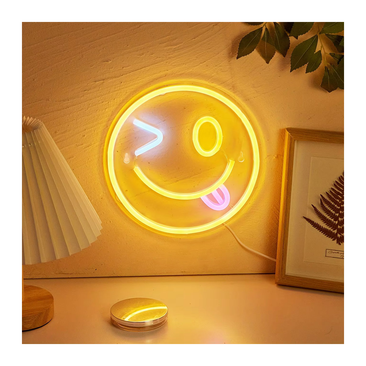 Emjoy LED-Leuchtzeichen in Bunt für Wand- und Tischdekoration in Schlafzimmer, Hochzeit oder Feier - Bild 6