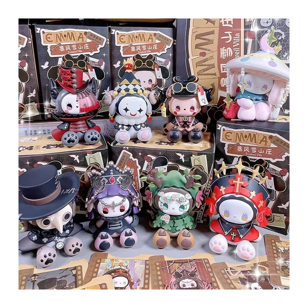 EMMA Secret Forest Snowstorm Mountain Series Blind Box – Mehrfarbige Actionfigur aus Kunststoff als Sammlerstück und Ornament - Bild 4