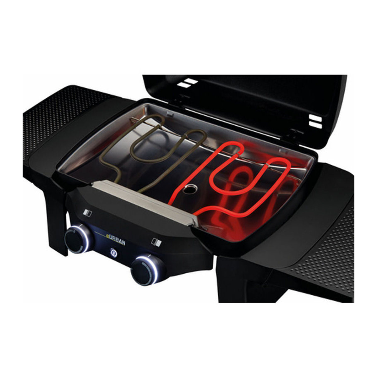 ENDERS eUrban Elektrogrill mit 2 Heizzonen, 2,2 kW, Grillfläche: B: 48 cm, T: 31,5 cm, Schwarz-Grau - Bild 5