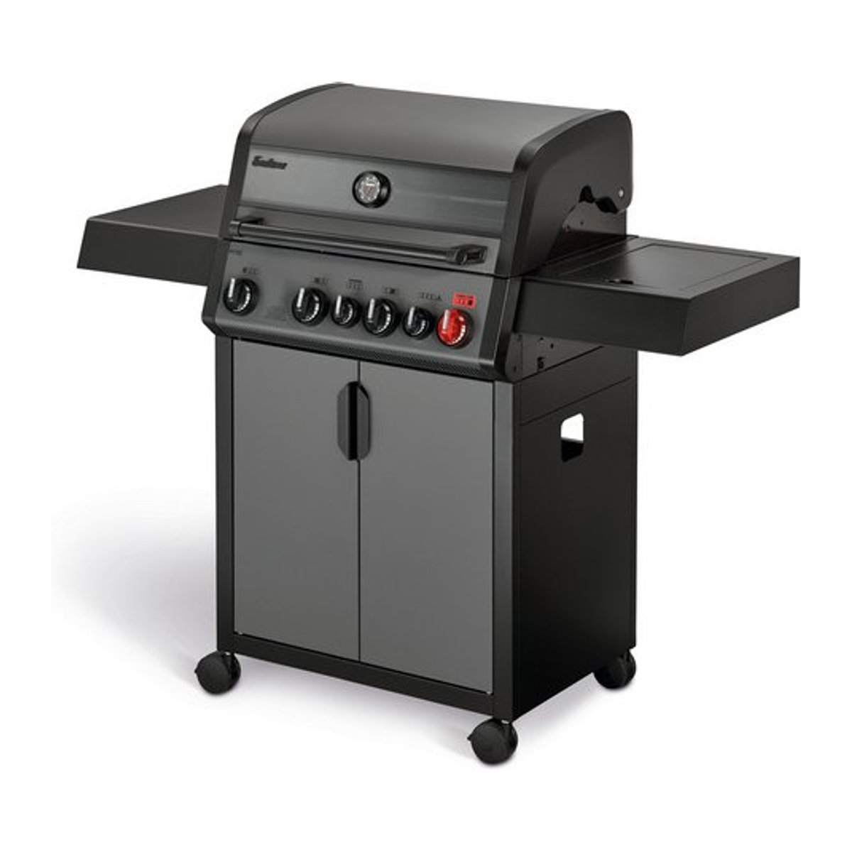 ENDERS Gasgrill Hyde 4 SIKR Turbo mit 4 Brennern in Grau und Schwarz - Bild 1