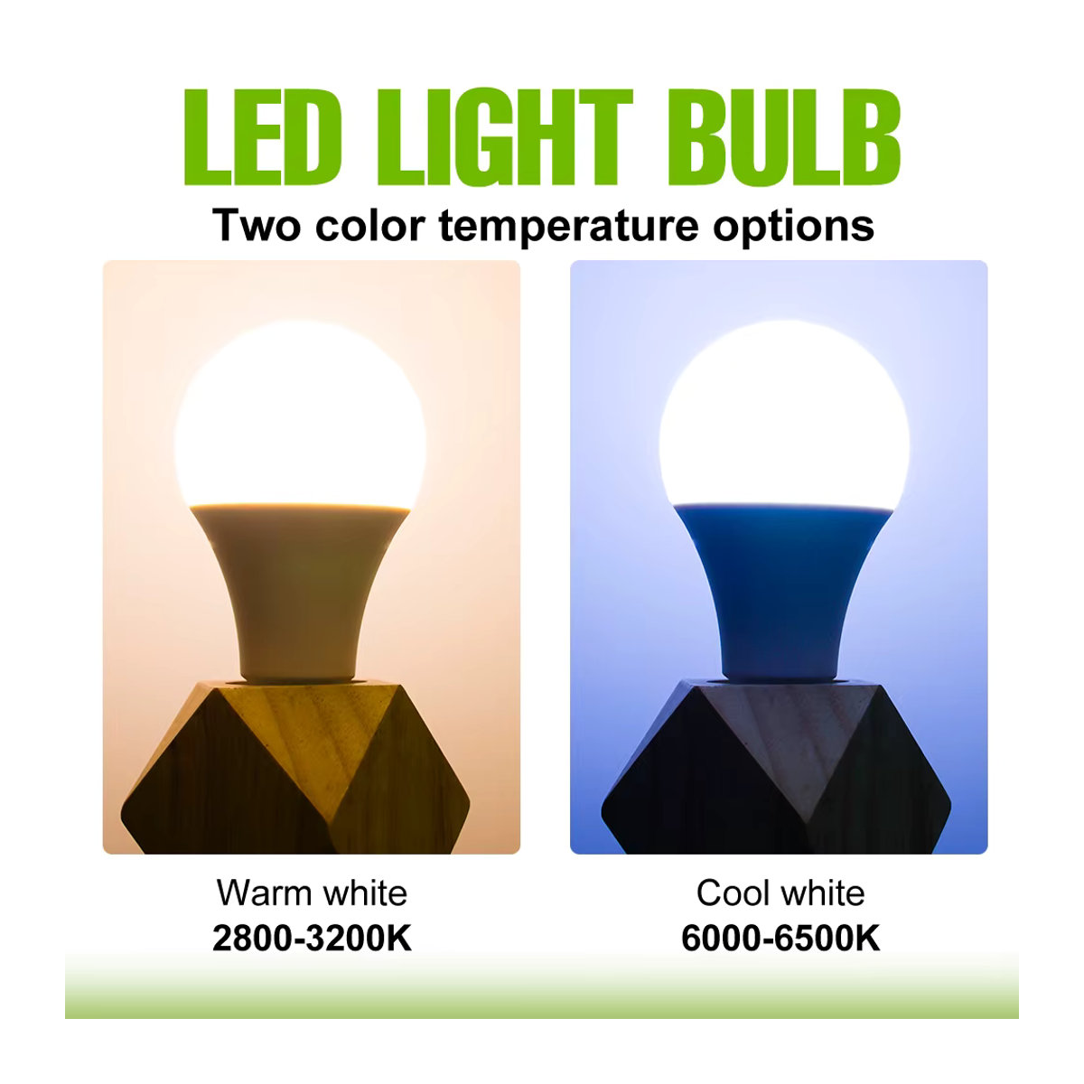 Energiesparende LED Glühbirne für E27/E26 und E14 Fassungen in minimalistischem Design für dein Zuhause und Wohnzimmer - Bild 2