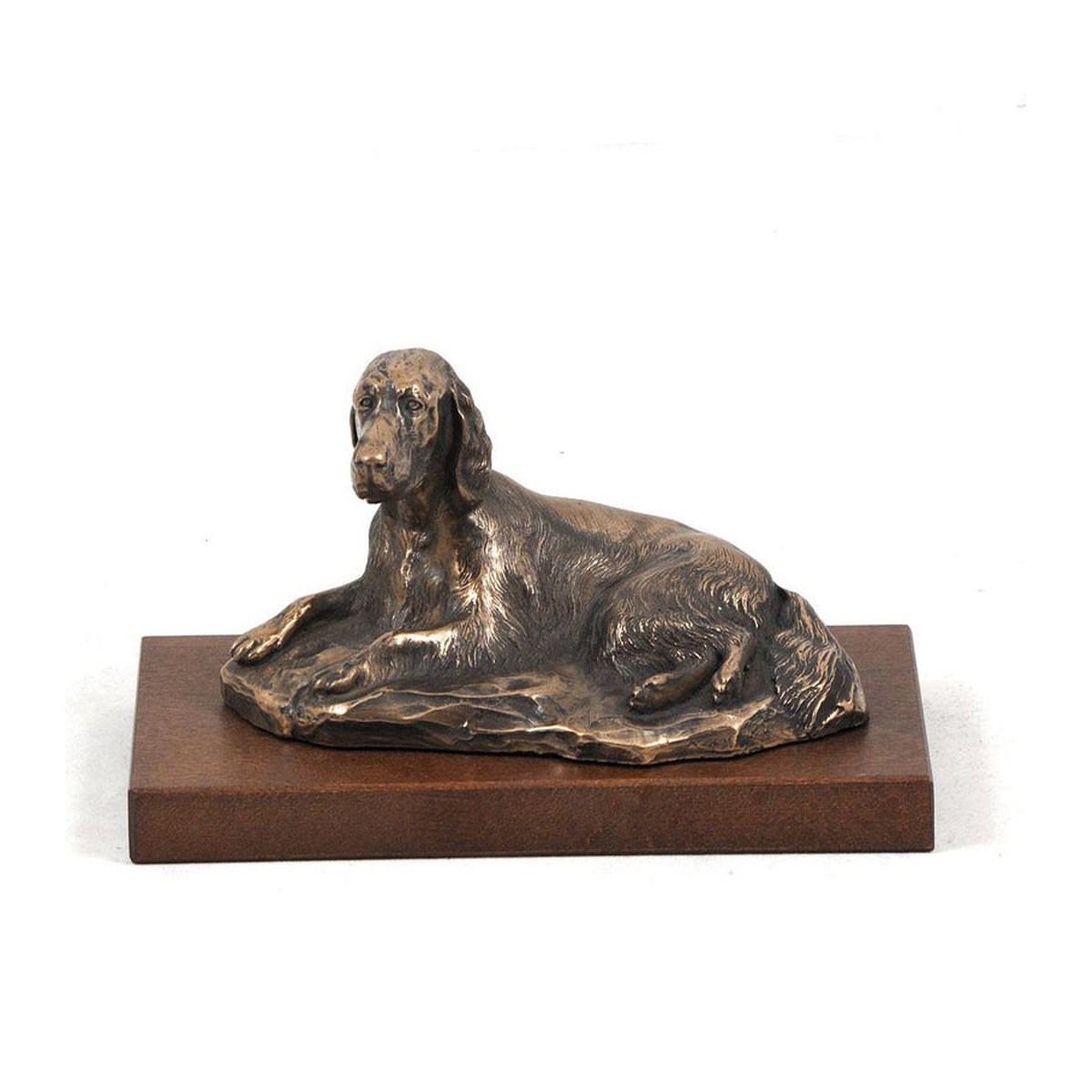 English Setter Hundestatue von Art-Dog in Braun als dekorative Figur für dein Büro oder als Trophäe - Bild 5