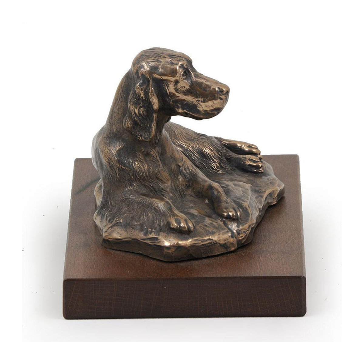 English Setter Hundestatue von Art-Dog in Braun als dekorative Figur für dein Büro oder als Trophäe - Bild 6