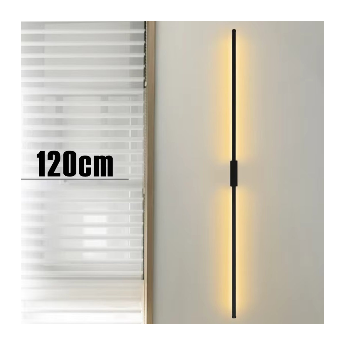 EnwYe LED Wandleuchte in Schwarz aus Aluminium im skandinavischen Design für Innenräume - Bild 2