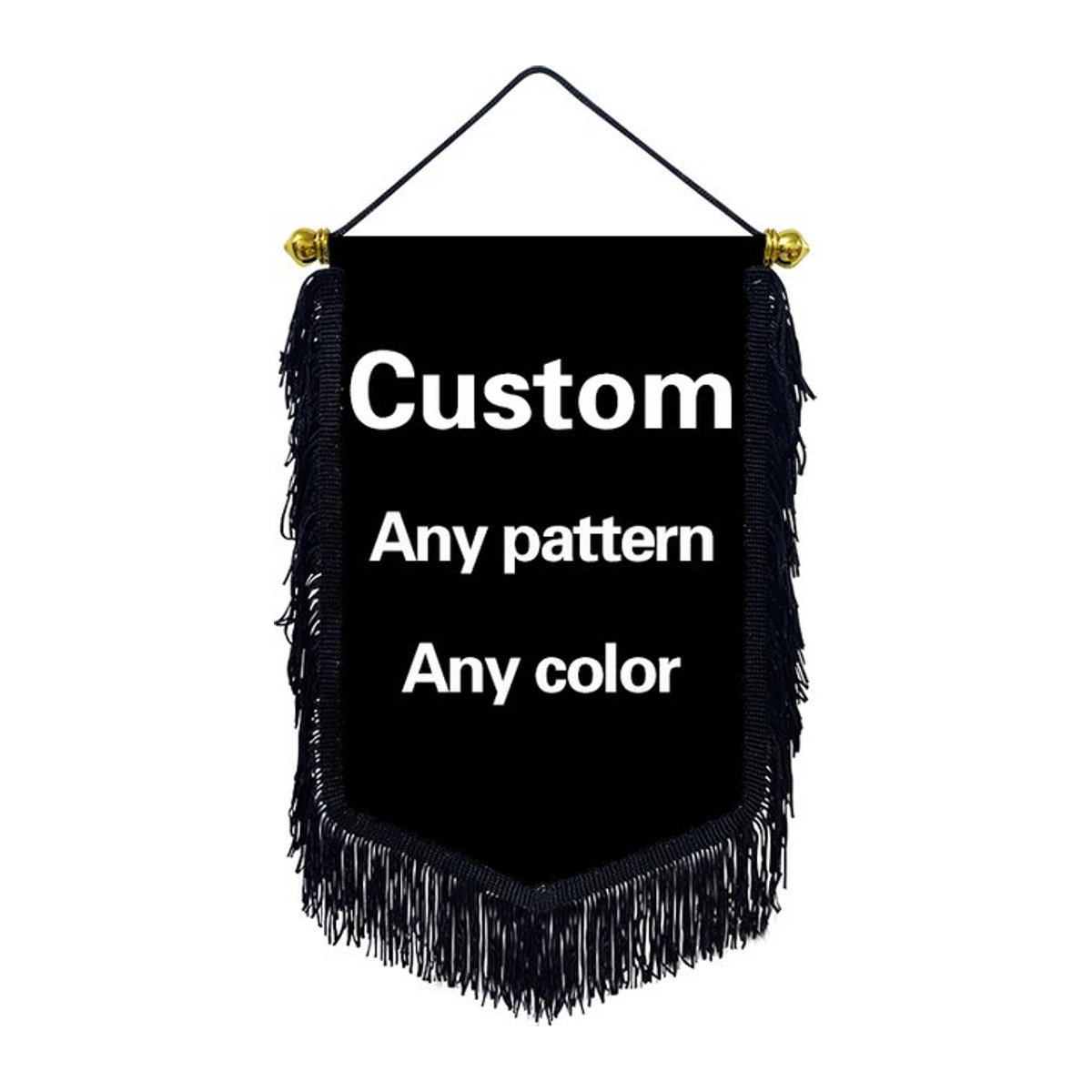 EOODLOVE Gedenkflagge Blackbeard in Schwarz mit individuellem Muster für Innen und Außen - Bild 1