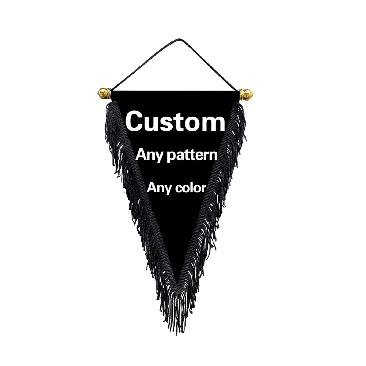EOODLOVE Gedenkflagge Blackbeard in Schwarz mit individuellem Muster für Innen und Außen - Bild 2
