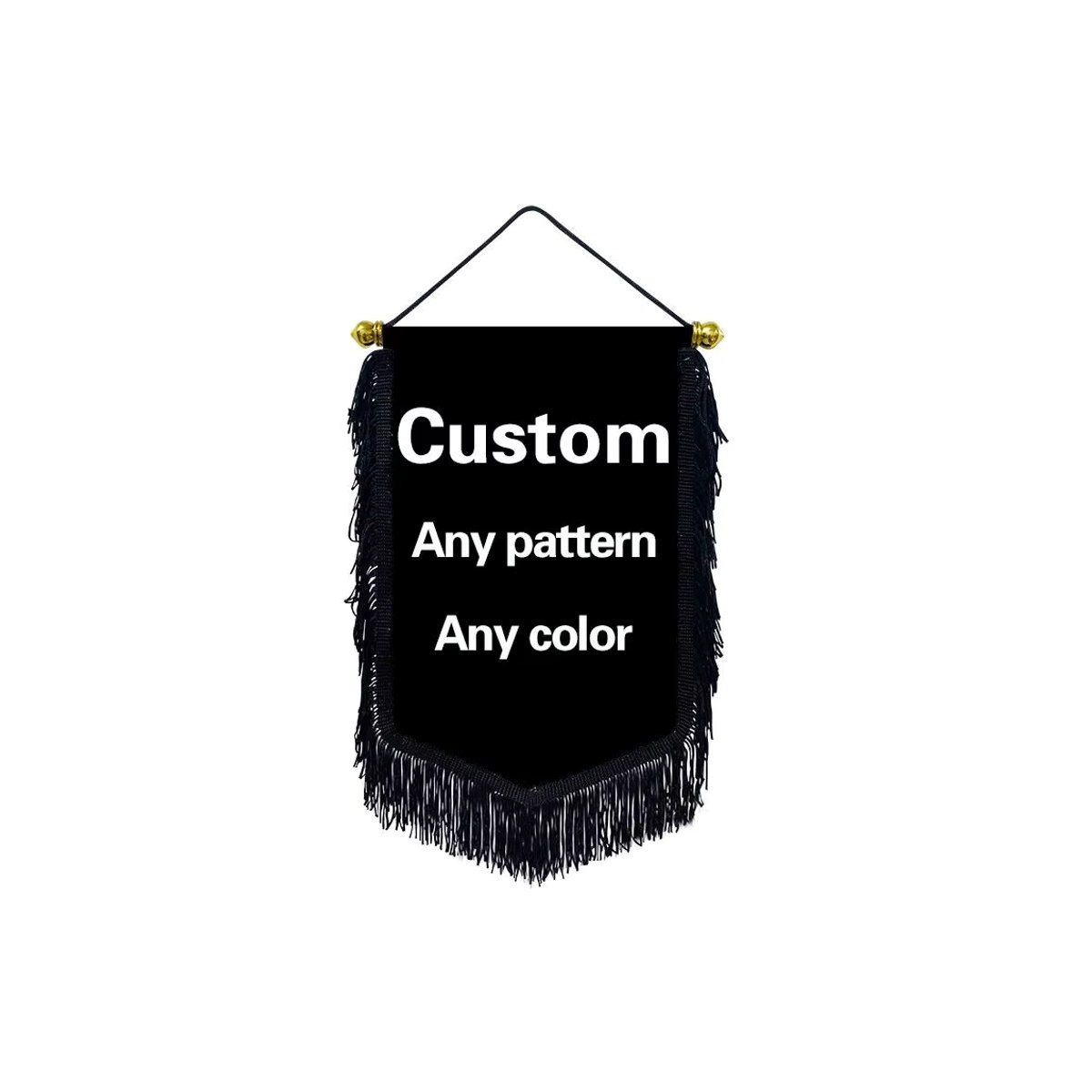 EOODLOVE Gedenkflagge Blackbeard in Schwarz mit individuellem Muster für Innen und Außen - Bild 6