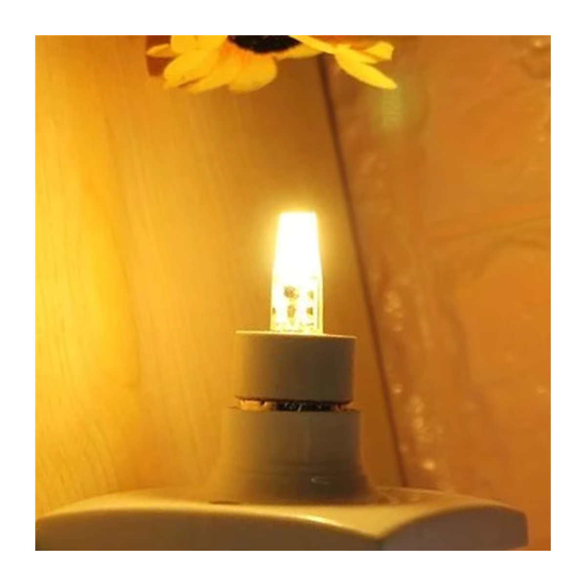 ERANPO GY6.35 LED Silikon Lampe 5W COB Lichtquelle für Kristall Kronleuchter AC/DC 12V - Bild 2