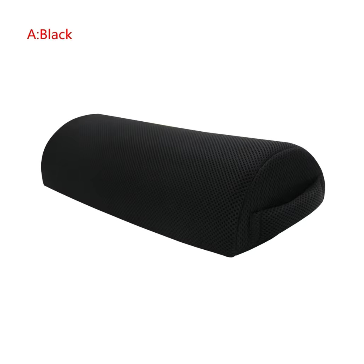 Ergonomische Halbkreis Fußstütze in Schwarz zur Entspannung im Home Office und bei der Computerarbeit - Bild 2