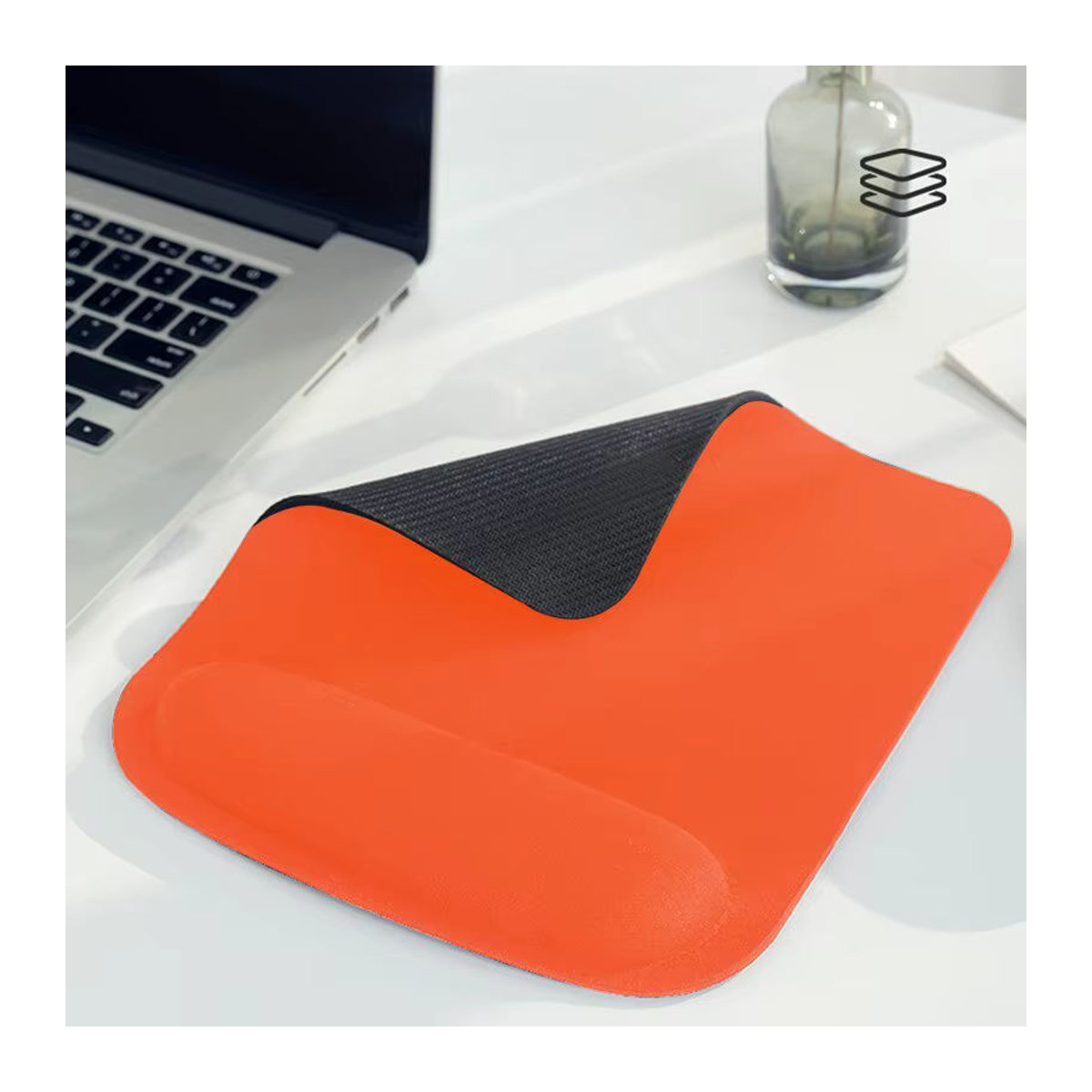 Ergonomisches Anime Mauspad mit Handgelenkstütze aus umweltfreundlichem EVA-Material in Orange - Bild 2