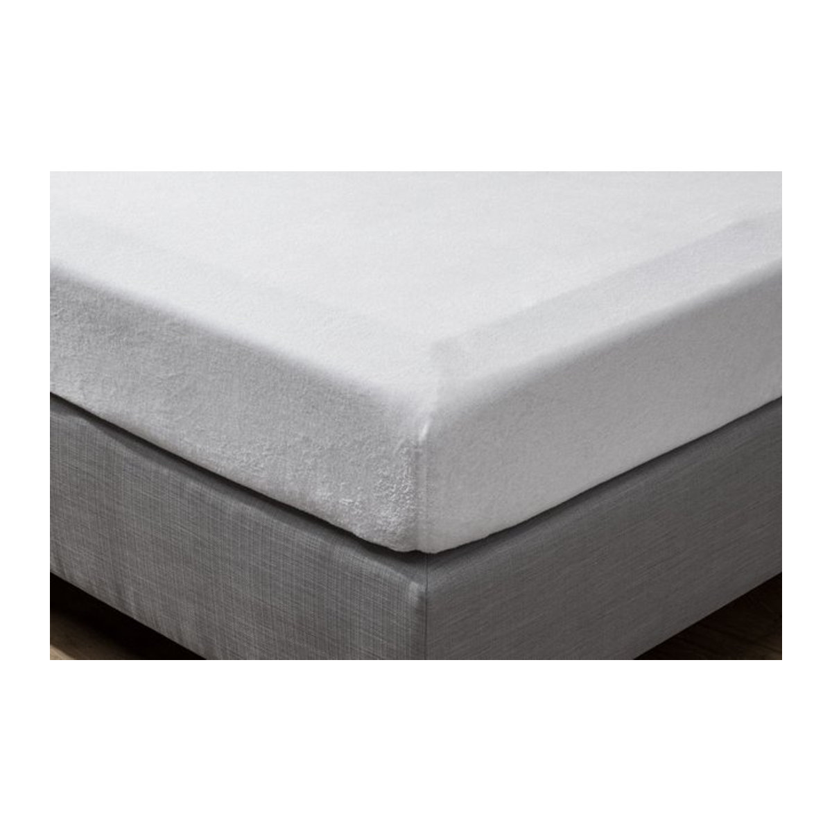 ERWIN M. Matratzenschoner Protect Spannbezug wasserdicht und atmungsaktiv, Farbe: Weiß, B/L: 90 x 200 cm - Bild 1