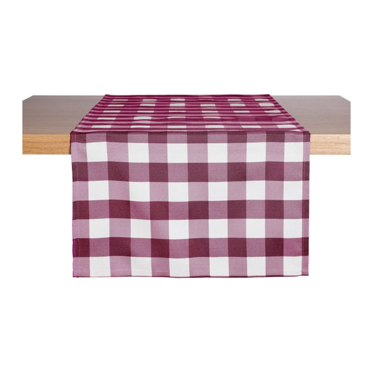 ERWIN M. Tischläufer Countryline rot, 2er Pack, B: 40 cm, L: 130 cm - Bild 1