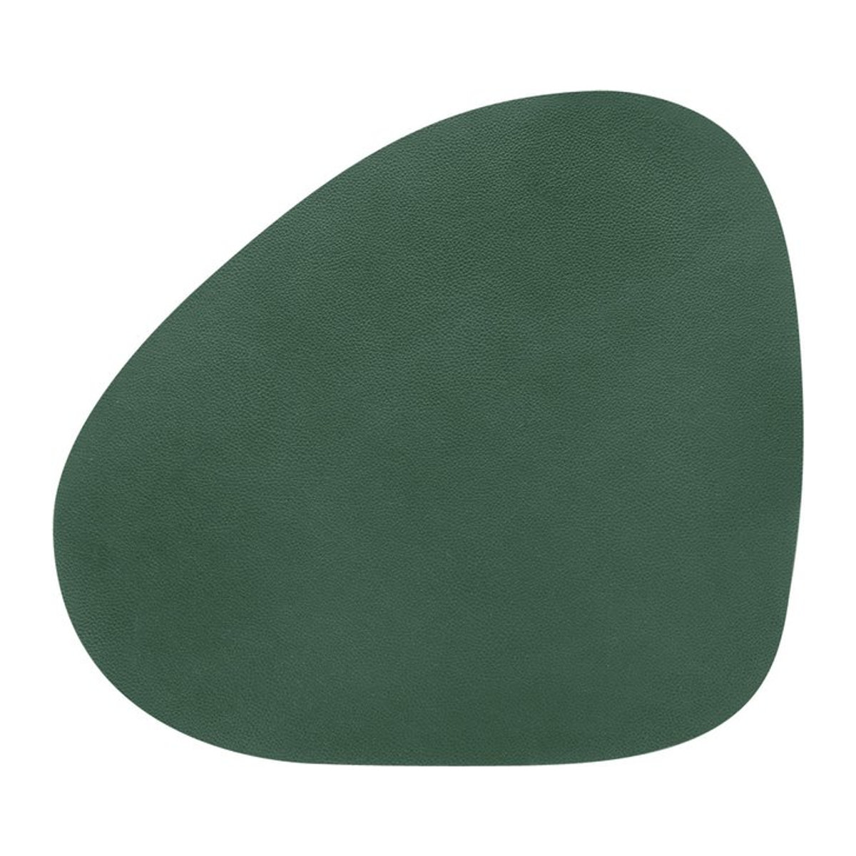 ERWIN M. Tischset Kaja organisch in Dunkelgrün, 4er Pack, B: 37 cm, L: 41 cm, oval - Bild 1
