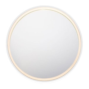 Escale Loud You 65 LED-Spiegelwandleuchte in Weiß mit Tunable White (2300K - 4000K) aus Aluminium und Glas