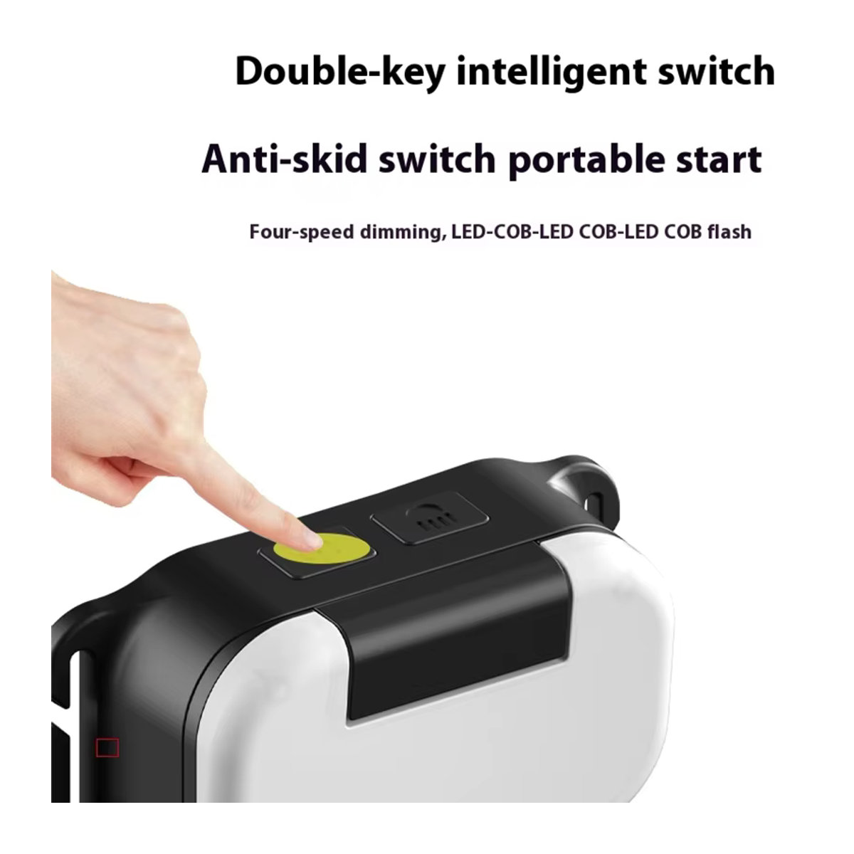 ESMARTER Cob Mini Doppel Licht Scheinwerfer wiederaufladbar für Outdoor Camping Angeln und Arbeit - Bild 4