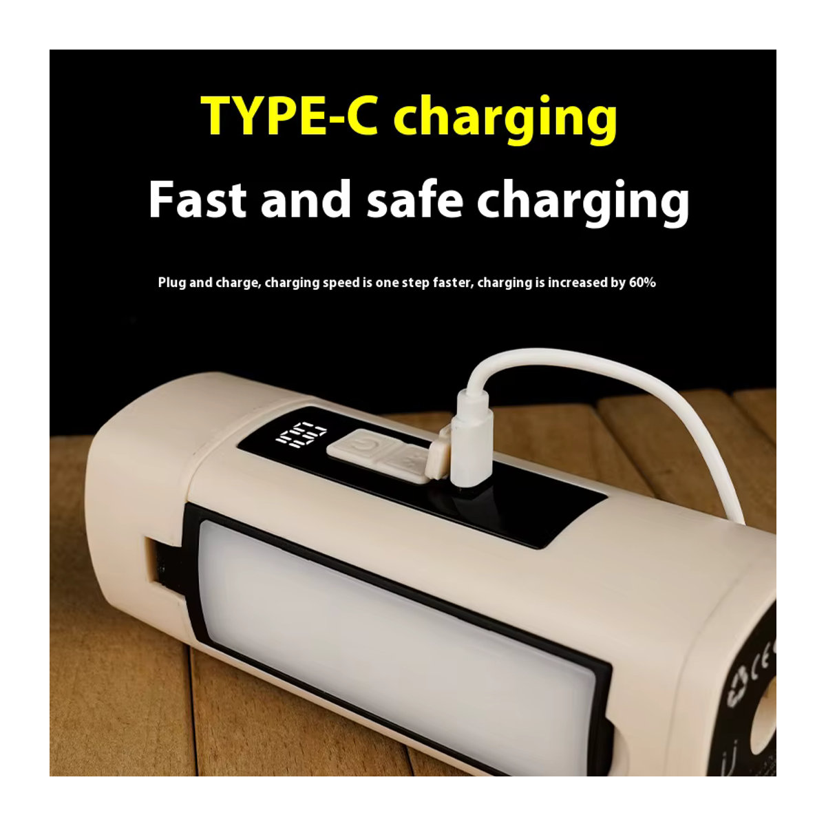 ESMARTER Faltbare LED-Tischlampe, wiederaufladbar mit 1800 mAh, tragbares Arbeitslicht mit 7 Modi und Magnetfunktion, minimalistisches Design - Bild 4