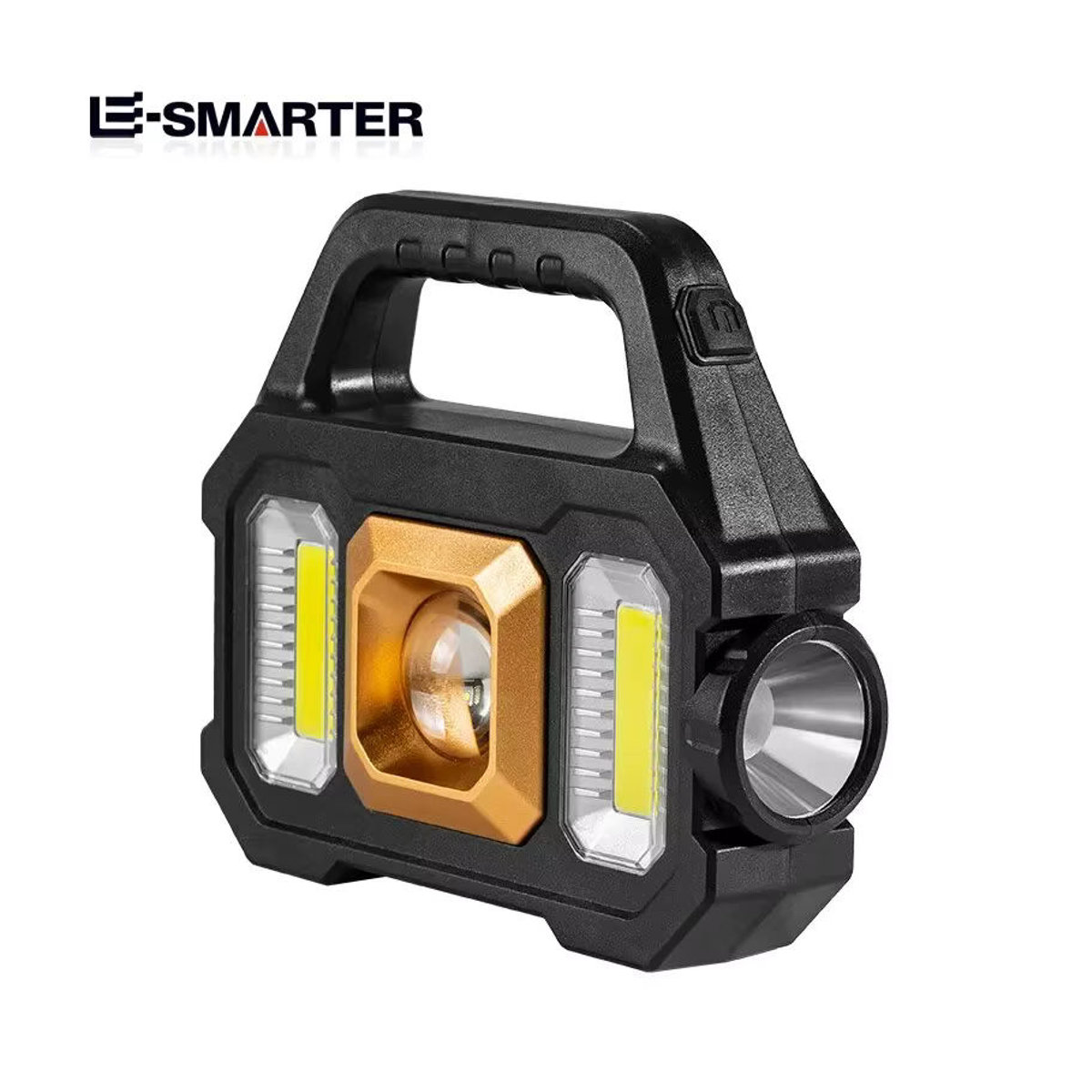 ESMARTER High Power COB Arbeits-Scheinwerfer Solar LED Camping-Taschenlampe, wasserdichte USB wiederaufladbare Suchleuchte für Camping und Wandern - Bild 2