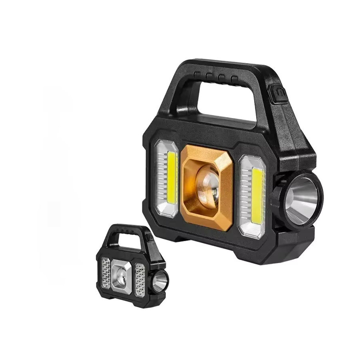 ESMARTER High Power COB Arbeits-Scheinwerfer Solar LED Camping-Taschenlampe, wasserdichte USB wiederaufladbare Suchleuchte für Camping und Wandern - Bild 6