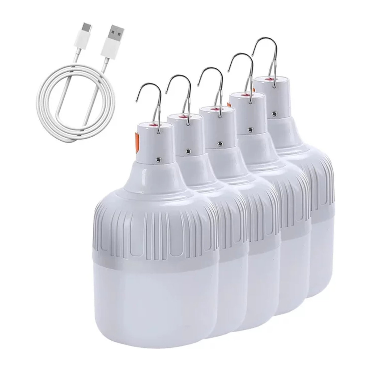 ESMARTER LED Campingleuchte USB wiederaufladbare tragbare Notfalllampe mit Haken für Outdoor und Camping - Bild 1