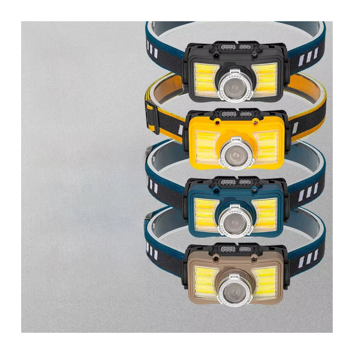 ESMARTER LED-Mini-Scheinwerfer mit USB-Anschluss und Weißlicht für Camping und Jagd - Bild 4