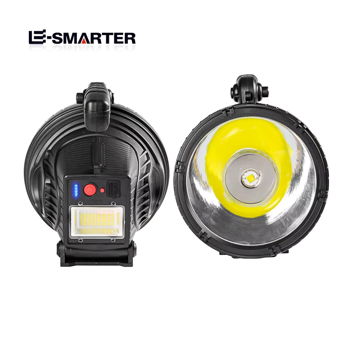 ESMARTER LED Taschenlampe mit 1700 Lumen und 6 Leuchtmodi, wiederaufladbarer tragbarer Suchscheinwerfer für Camping und Notfälle - Bild 3