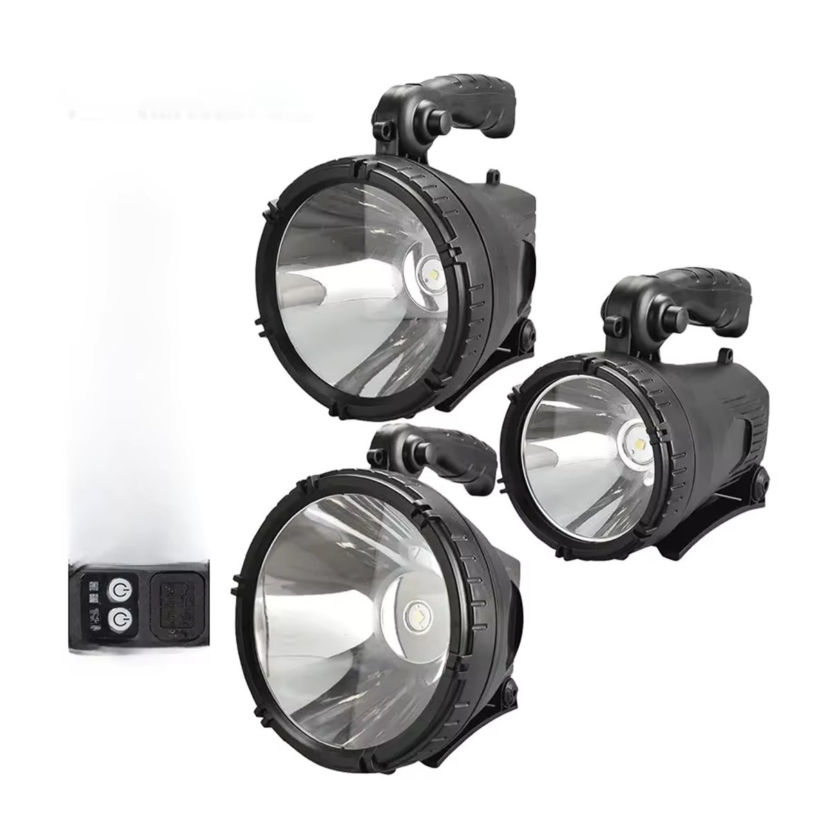 ESMARTER LED Taschenlampe mit 1700 Lumen und 6 Leuchtmodi, wiederaufladbarer tragbarer Suchscheinwerfer für Camping und Notfälle - Bild 6