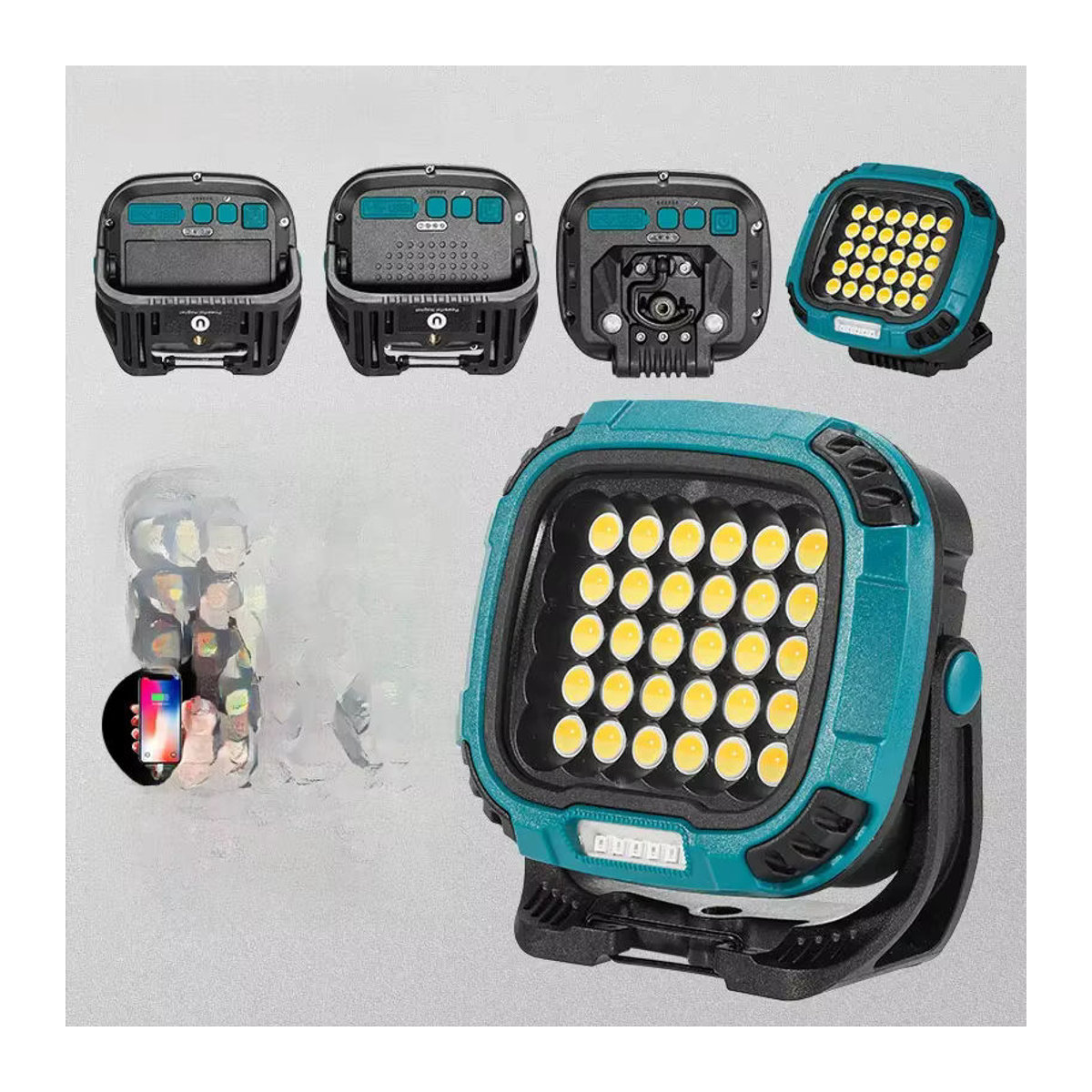 ESMARTER LED Taschenlampe mit Powerbank Funktion, wasserdichte USB-Ladetaschenlampe für Camping und Outdoor - Bild 7