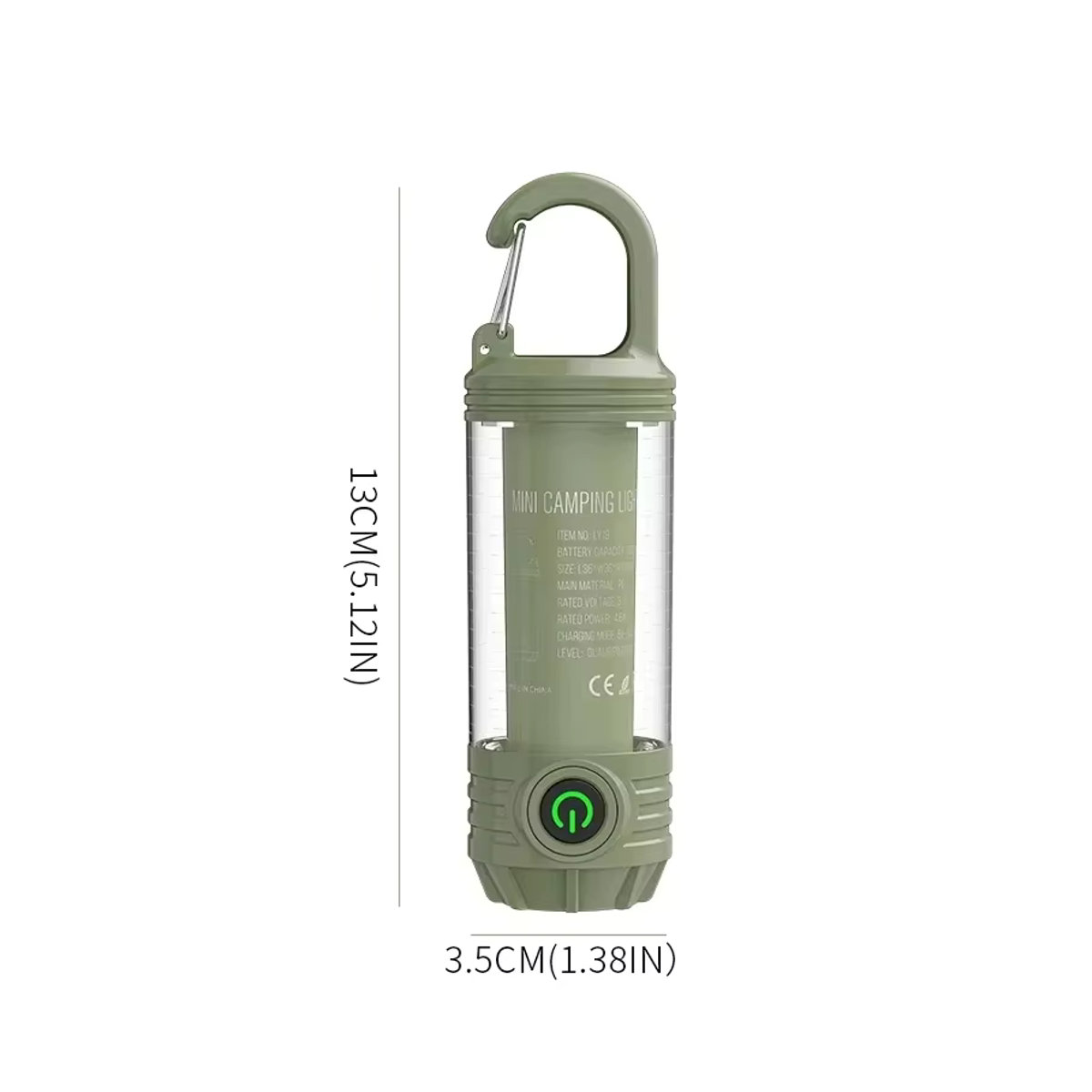 ESMARTER Multifunktionale Outdoor-LED-Campingleuchte, wiederaufladbare wasserdichte Taschenlampe und tragbares Nachtlicht für das Reisezelt - Bild 5