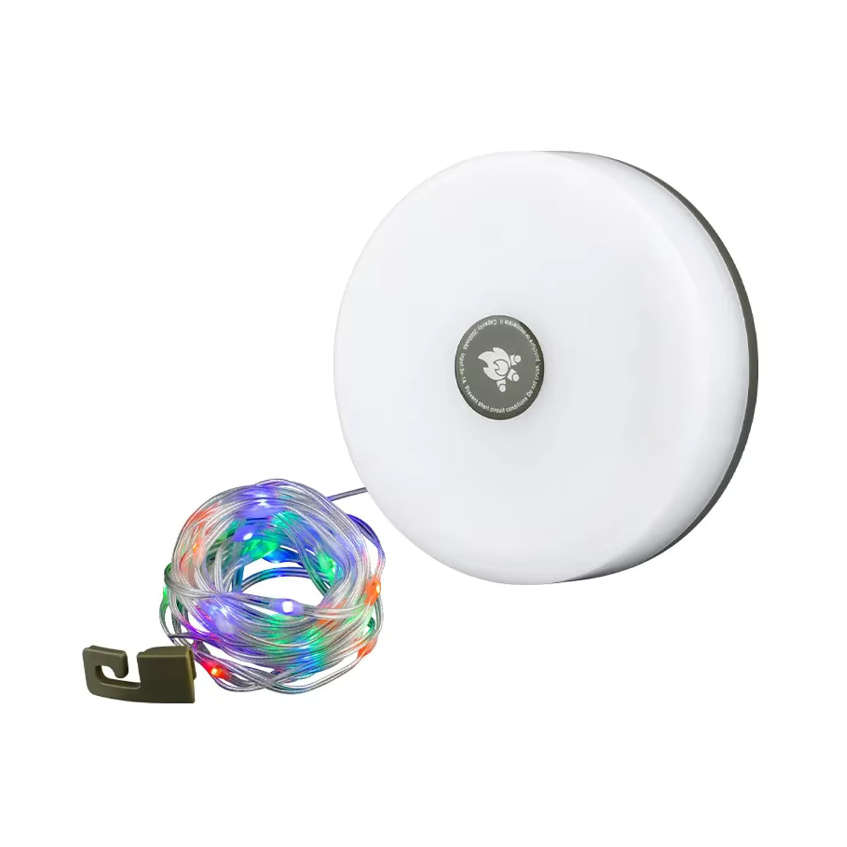 ESMARTER Solar Camping Lichterkette RGB LED wiederaufladbar wasserdicht mit Haken, 10m Länge, Bunt - Bild 6