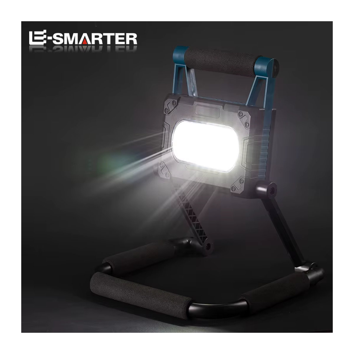 ESMARTER Solar LED Flutlicht mit USB Power Bank Funktion und Taschenlampe für Camping und Angeln - Bild 3