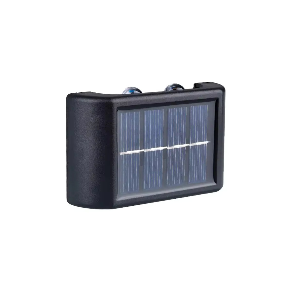 ESMARTER Solar Wandleuchte mit 4 LED Perlen in Schwarz für Garten und Außenbereich - Bild 5