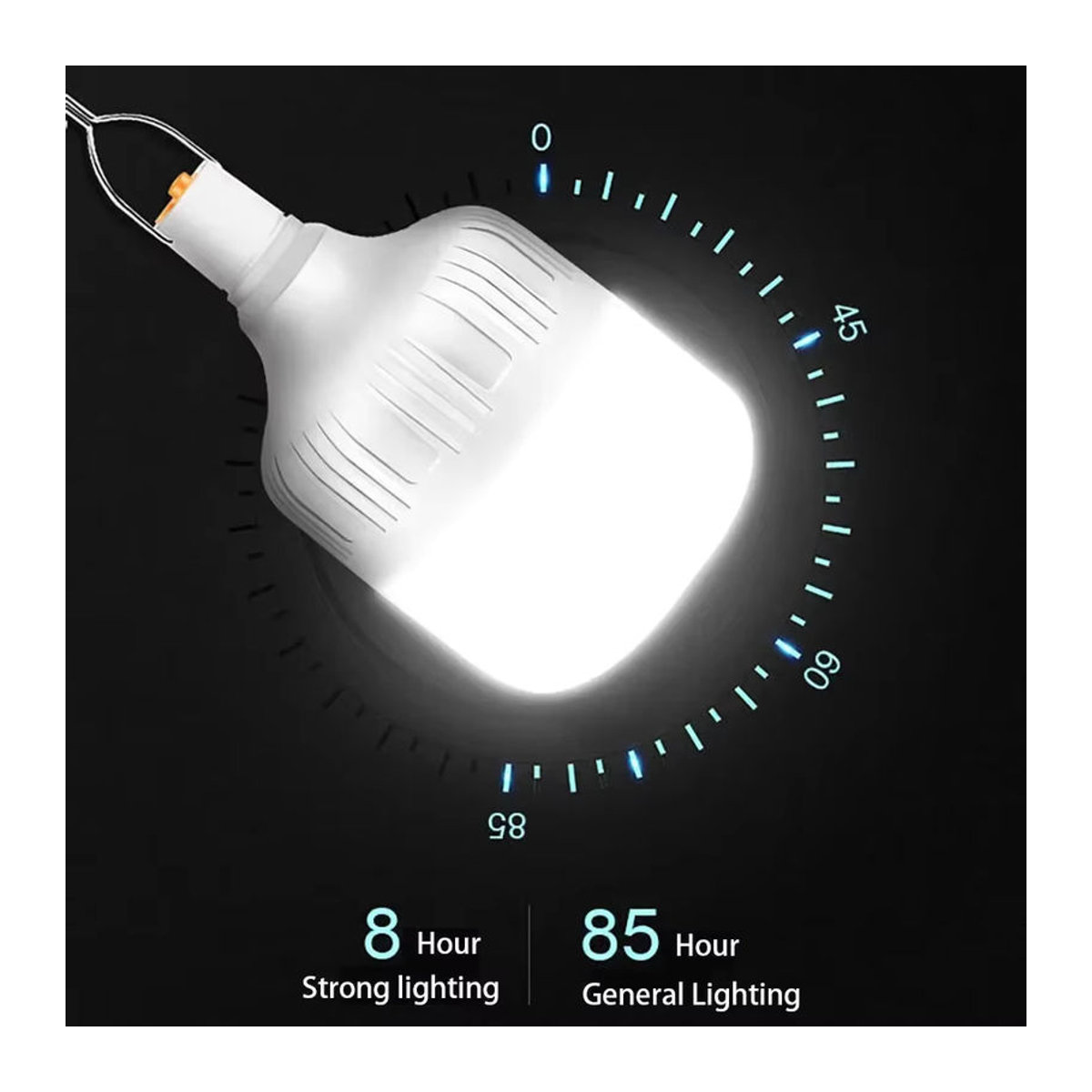 ESMARTER USB aufladbare LED Camping-Glühbirne als tragbare Notfallbeleuchtung und Taschenlampe für Outdoor und Picknick - Bild 5