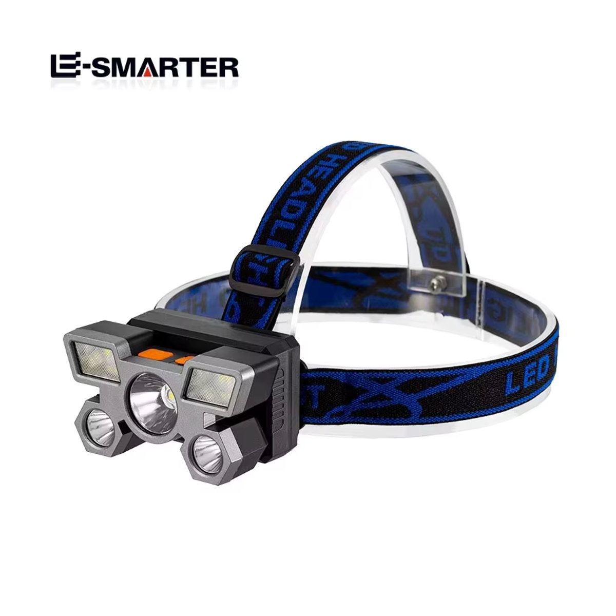 ESMARTER USB wiederaufladbarer LED-Scheinwerfer mit eingebautem Akku für Camping und Angeln - Bild 5