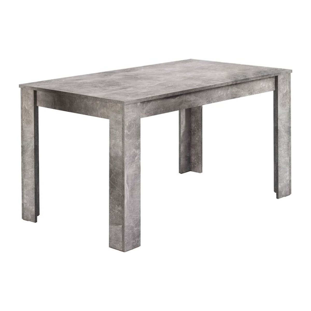 Esstisch byLIVING NEPAL in Grau mit Beton-Optik, B/T/H: 140 x 80 x 75 cm - Bild 3