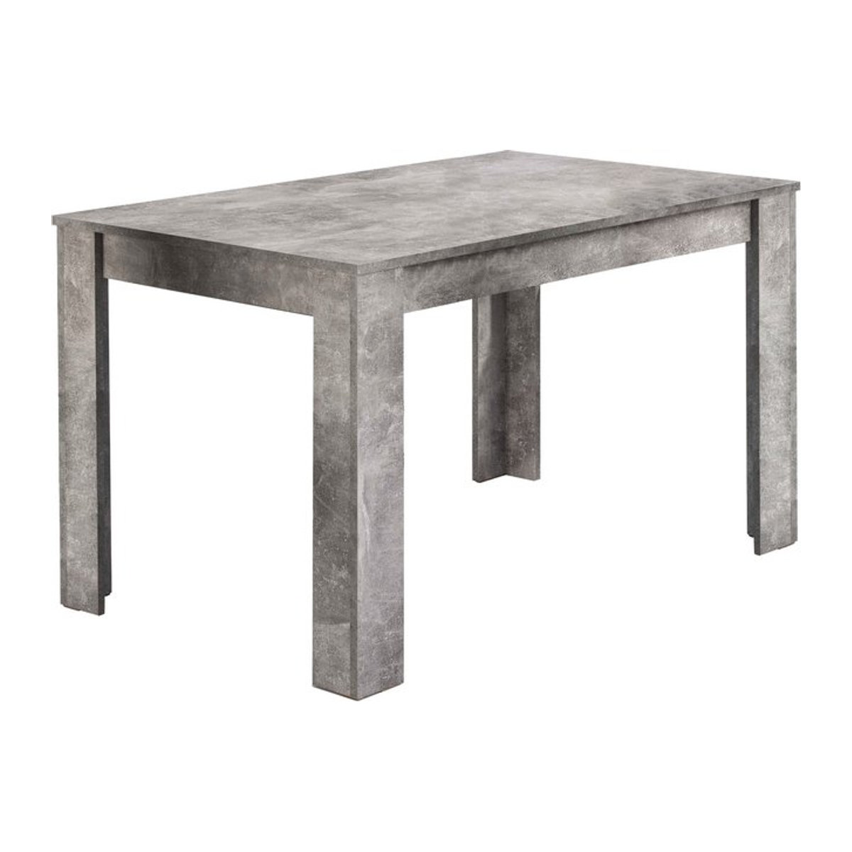 Esstisch byLIVING Nepal in Grau mit Beton-Optik, Rechteckig, B/T/H: 120 x 80 x 75 cm - Bild 1