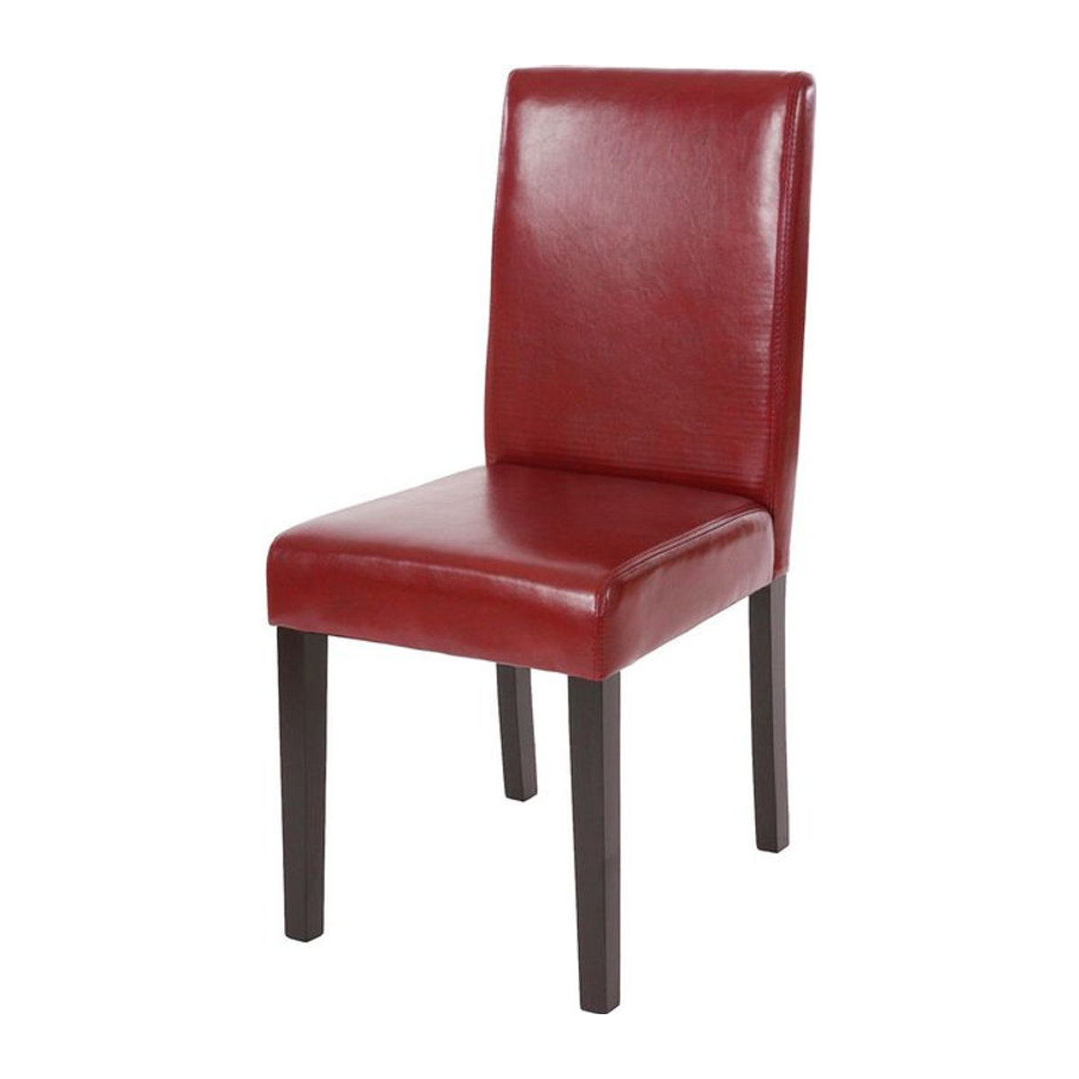 Esszimmerstuhl Littau von MCW aus rotem Echtleder in modernem Design - Bild 1